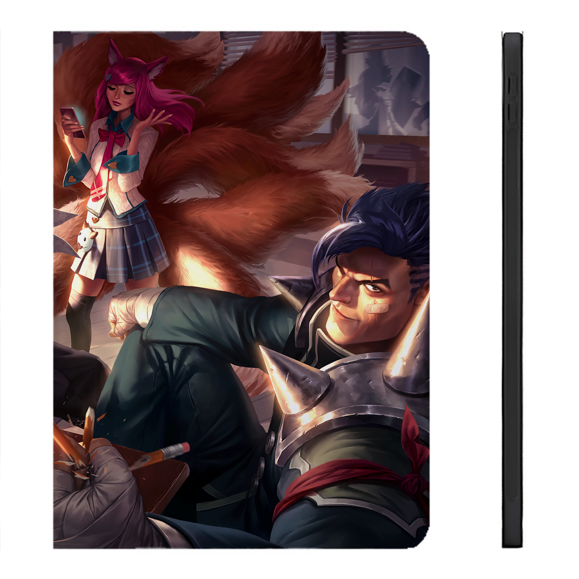 （画像用） リーグ・オブ・レジェンド League of Legends LOL IPadケース ペンホルダー付き ブックスタイルデザイン